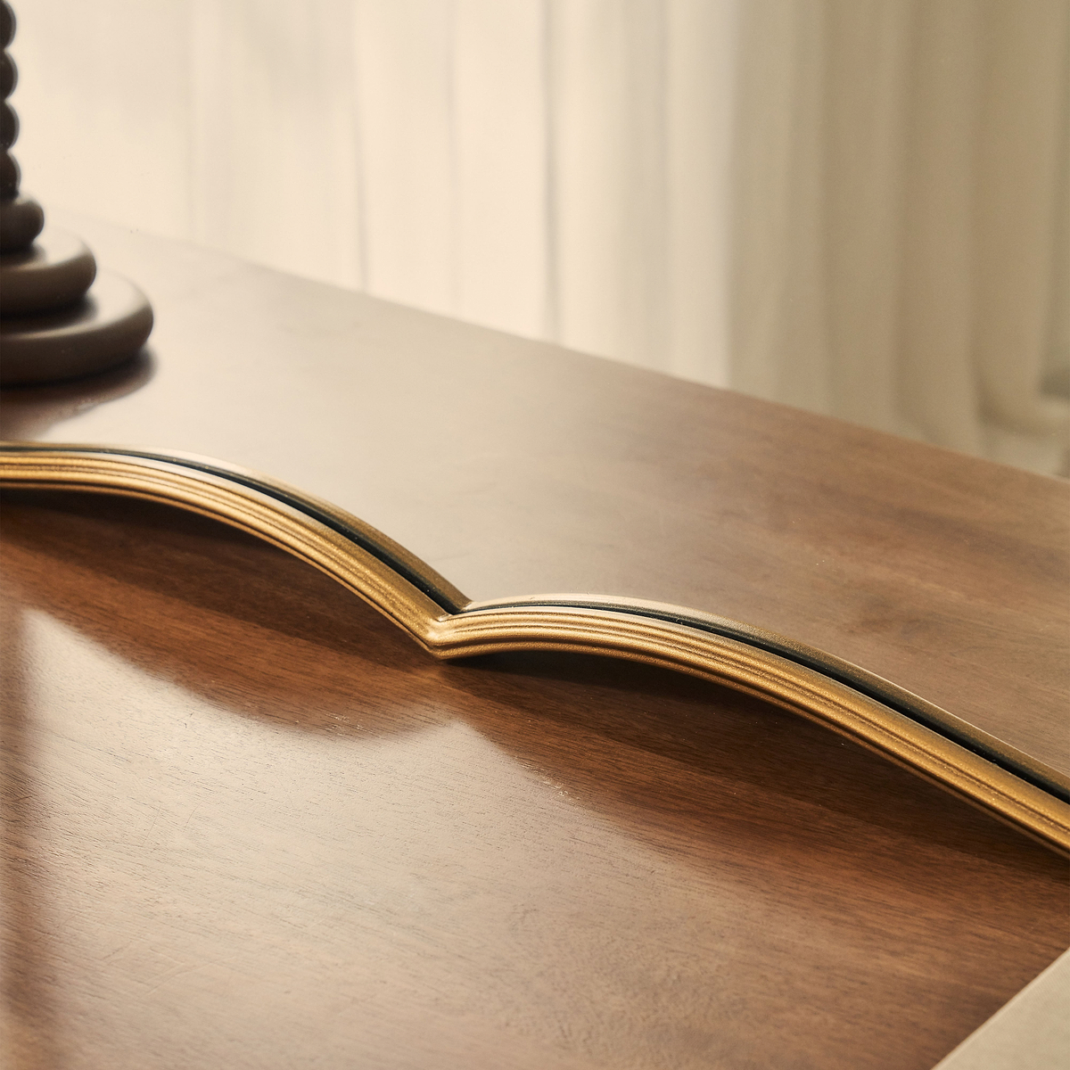 Elise - Gold Art Deco Metal Overmantle Mirror 120cm x 80cm