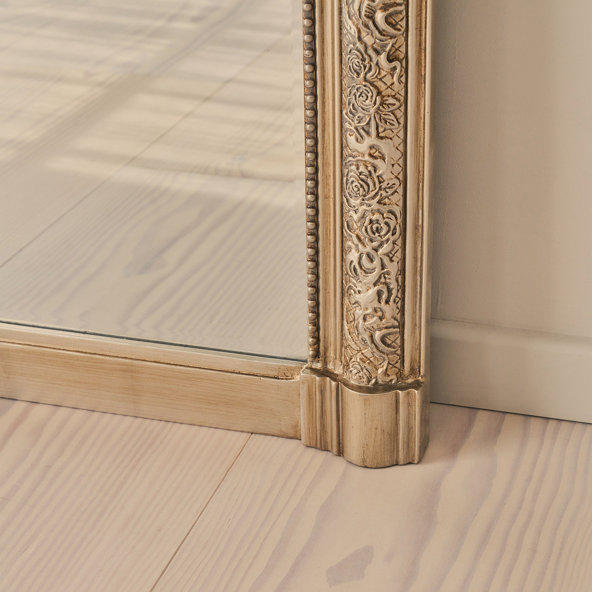 Kensington - Full Length Champagne Ornate Mirror 196cm x 100cm