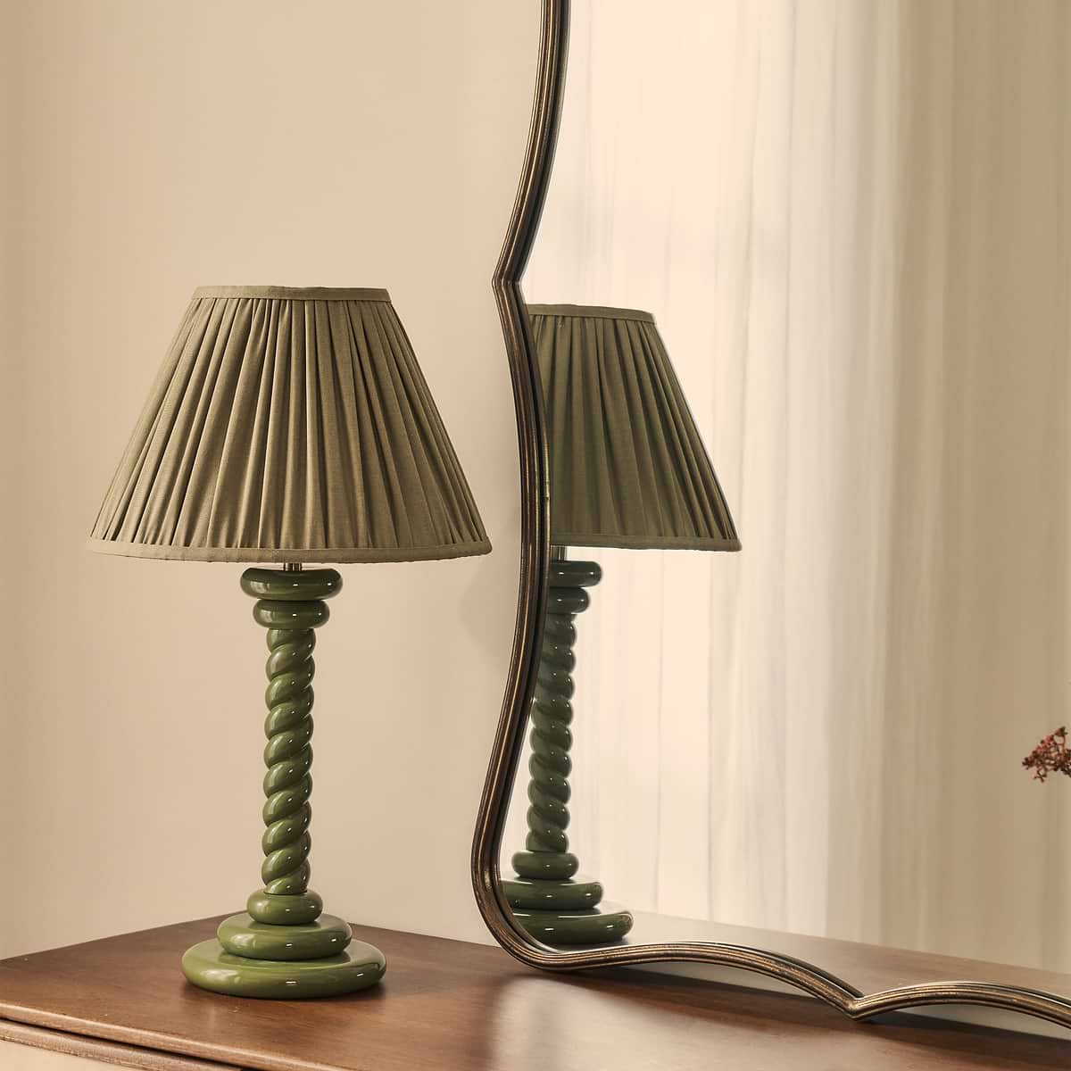 Elise - Antique Bronze Art Deco Metal Overmantle Mirror 120cm x 80cm