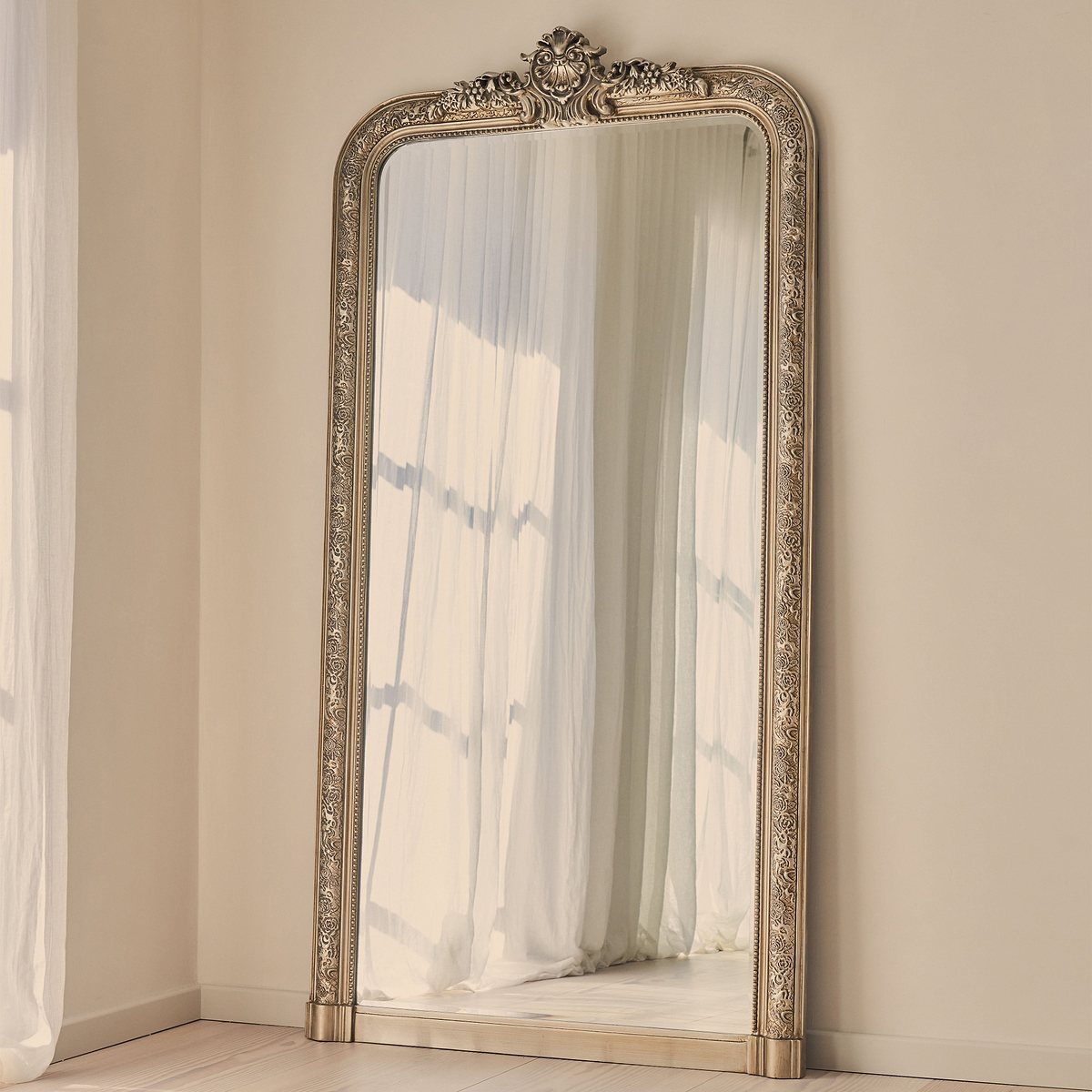 Kensington - Full Length Champagne Ornate Mirror 196cm x 100cm