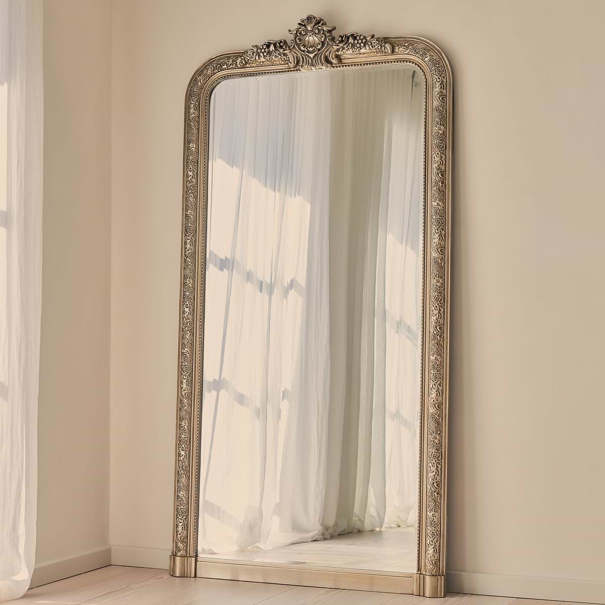 Kensington - Full Length Champagne Ornate Mirror 196cm x 100cm