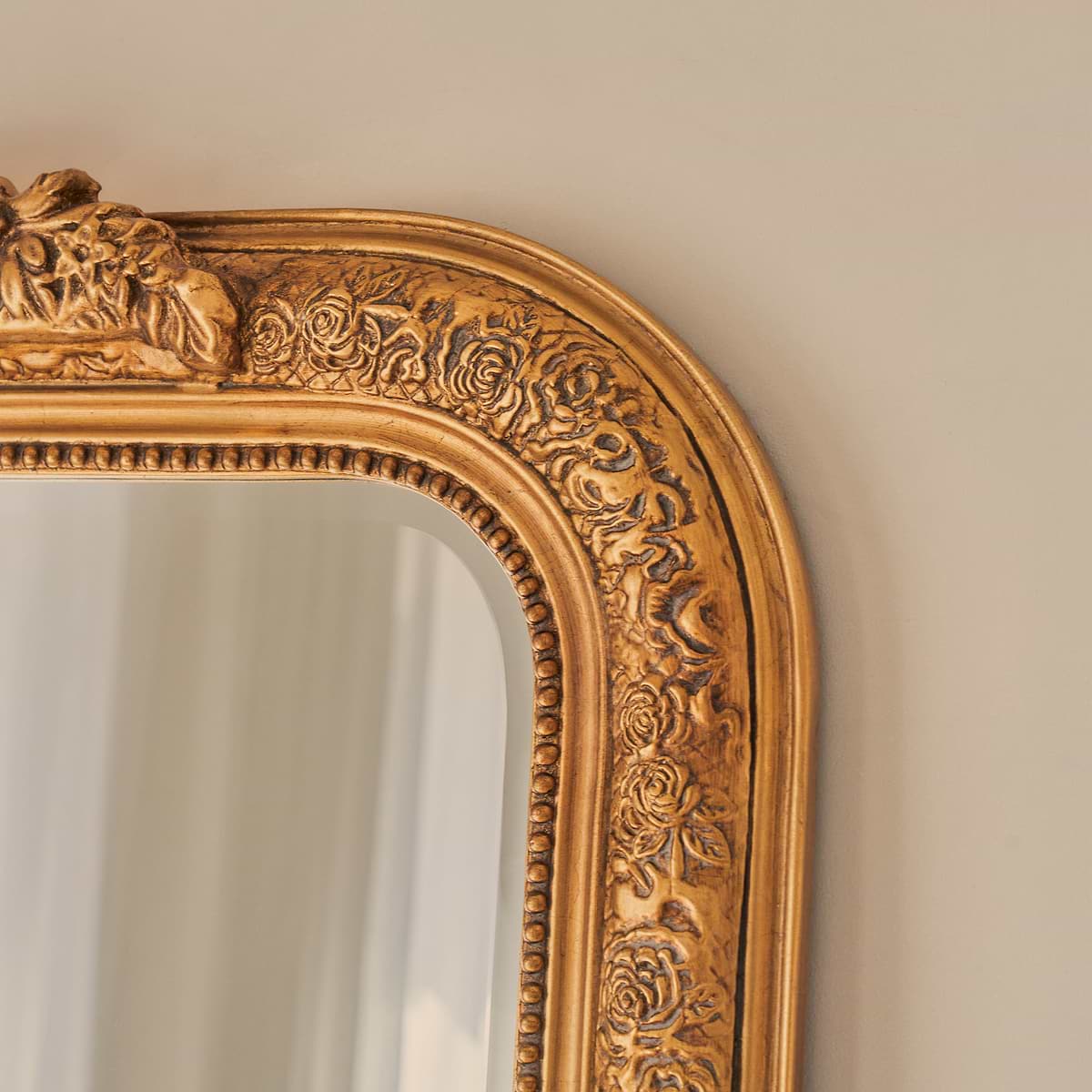 Kensington - Full Length Gold Ornate Mirror 196cm x 100cm