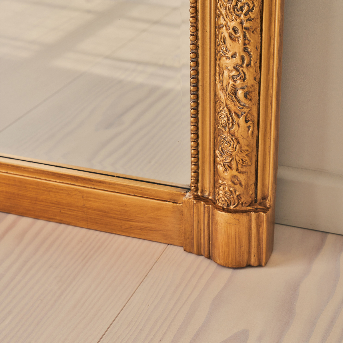 Kensington - Full Length Gold Ornate Mirror 196cm x 100cm