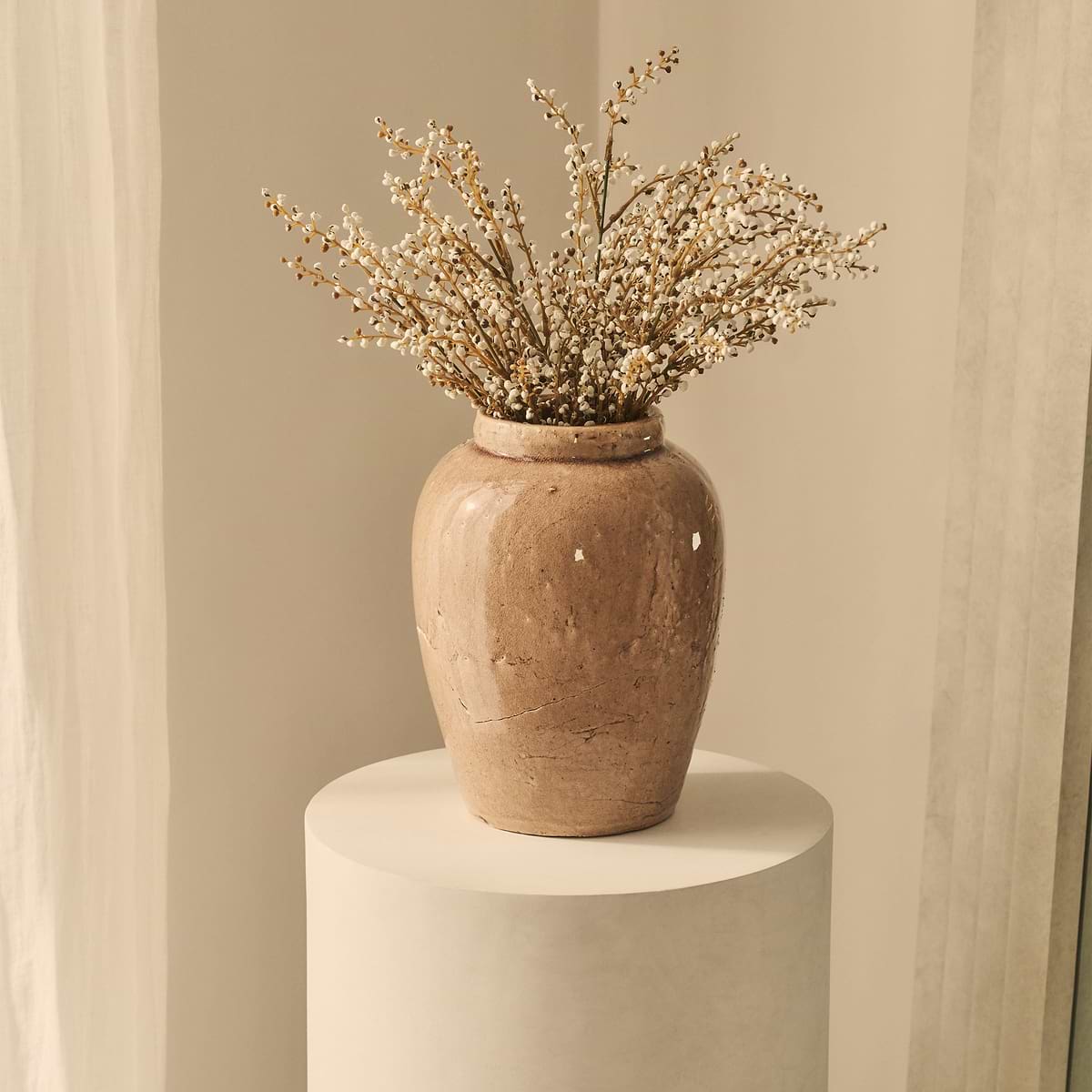 Angelo - Minimal Concrete Round Plinth