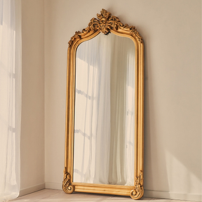 Cristina - Full Length Gold Arched Ornate Mirror 200cm x 90cm