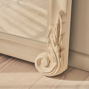Cristina - Full Length Concrete Arched Ornate Mirror 200cm x 90cm