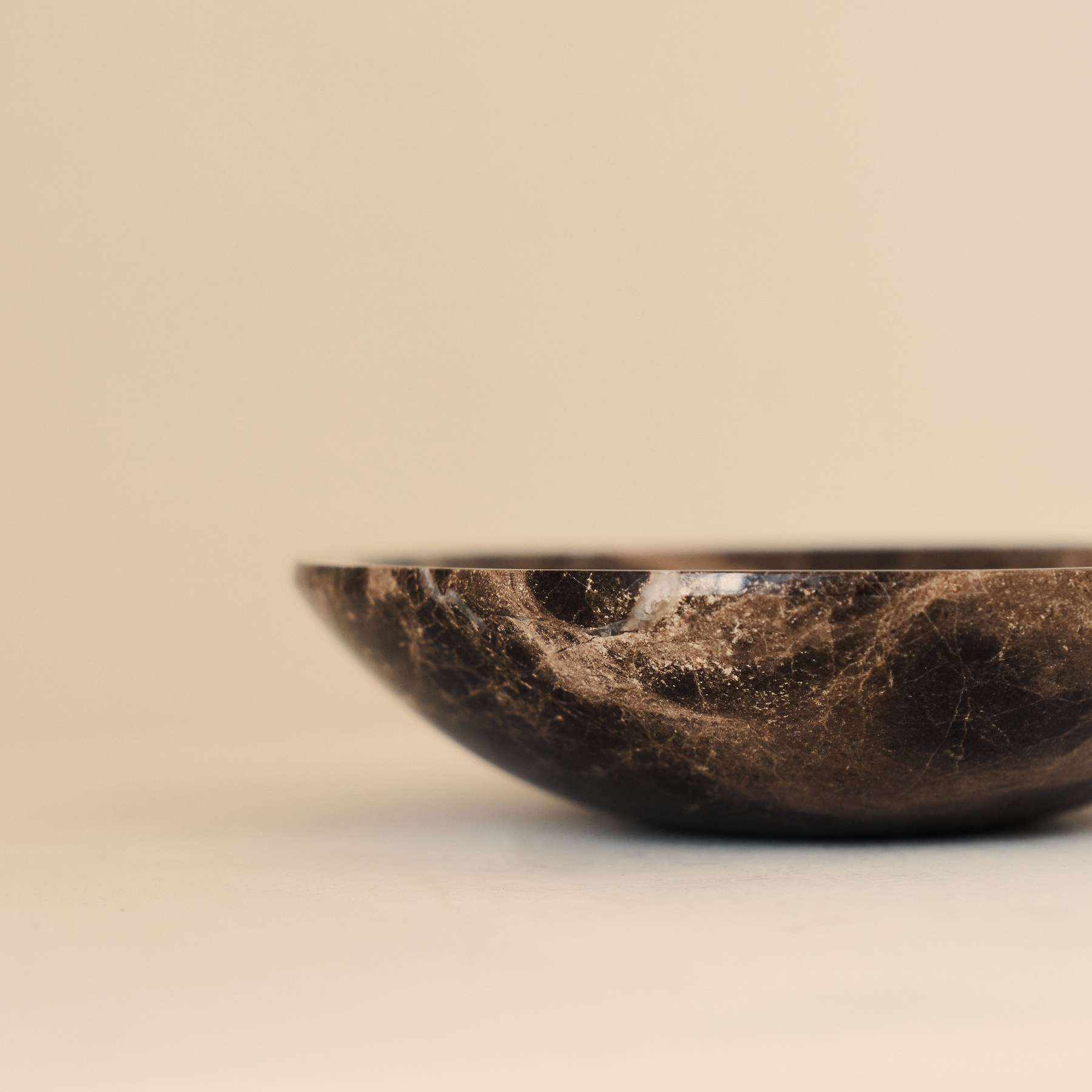 Marbelle - Dark Emperador Marble Decorative Bowl