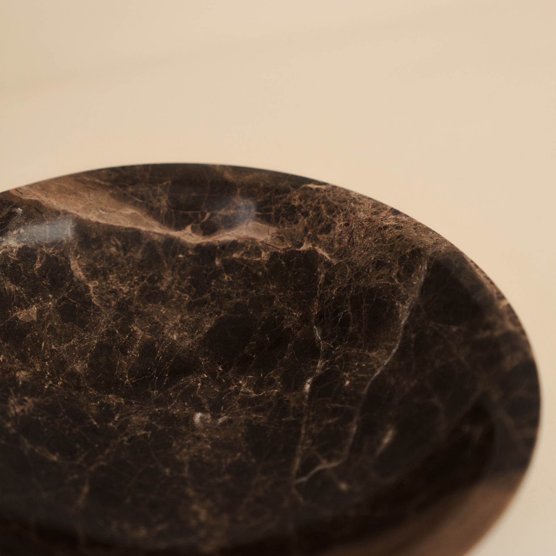 Marbelle - Dark Emperador Marble Decorative Bowl