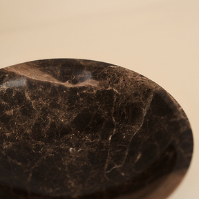 Marbelle - Dark Emperador Marble Decorative Bowl