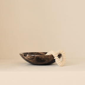 Marbelle - Dark Emperador Marble Decorative Bowl