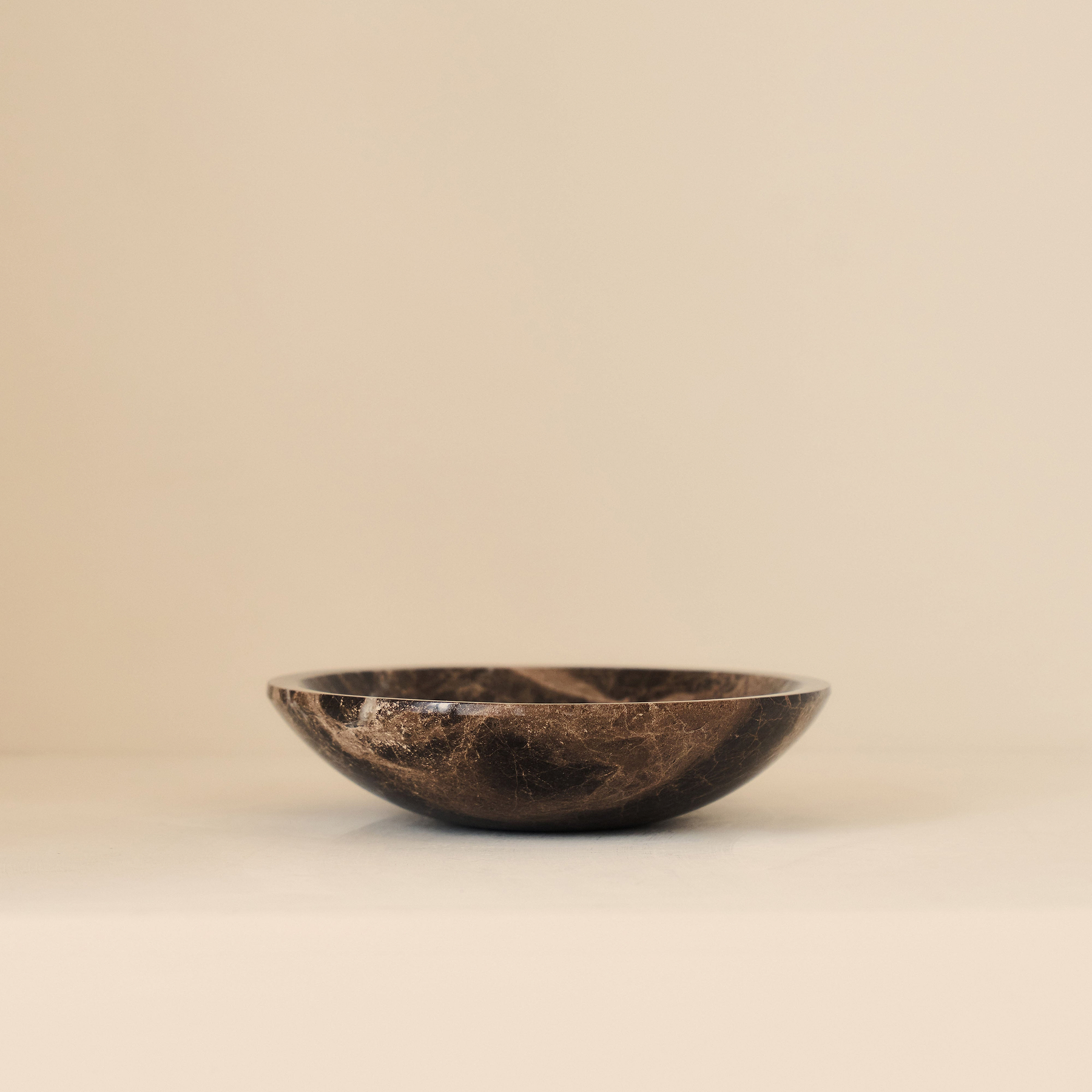 Marbelle - Dark Emperador Marble Decorative Bowl
