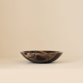 Marbelle - Dark Emperador Marble Decorative Bowl