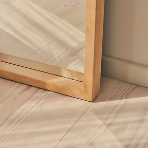 Lilia - Full Length Warm Wood Arched Wooden Mirror 170cm x 80cm