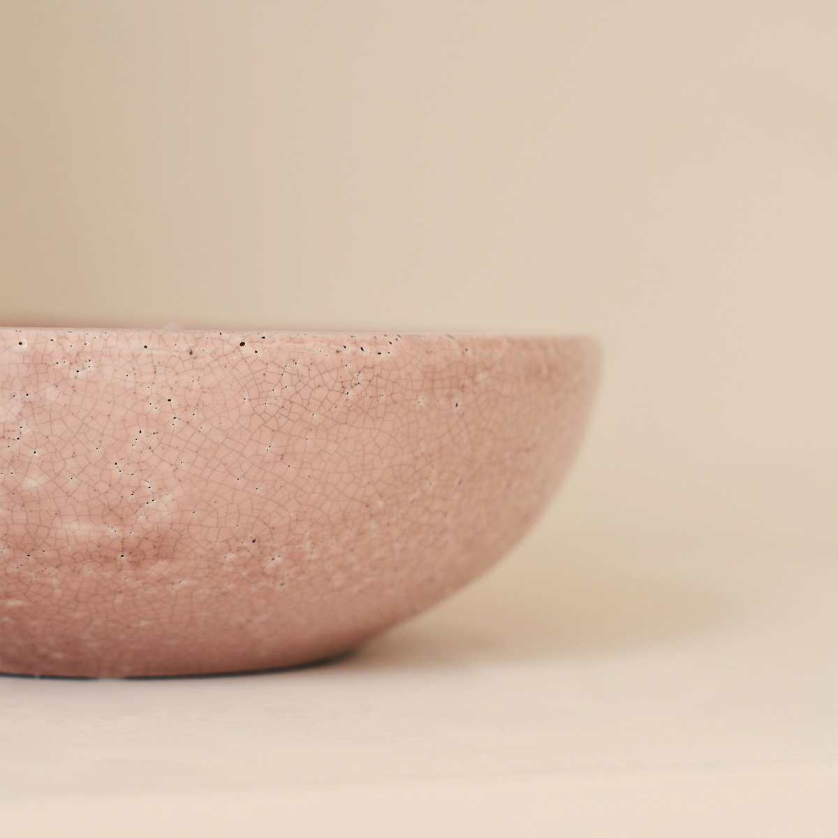 Portera - Blushed Pink Gloss Ceramic Decorative Bowl
