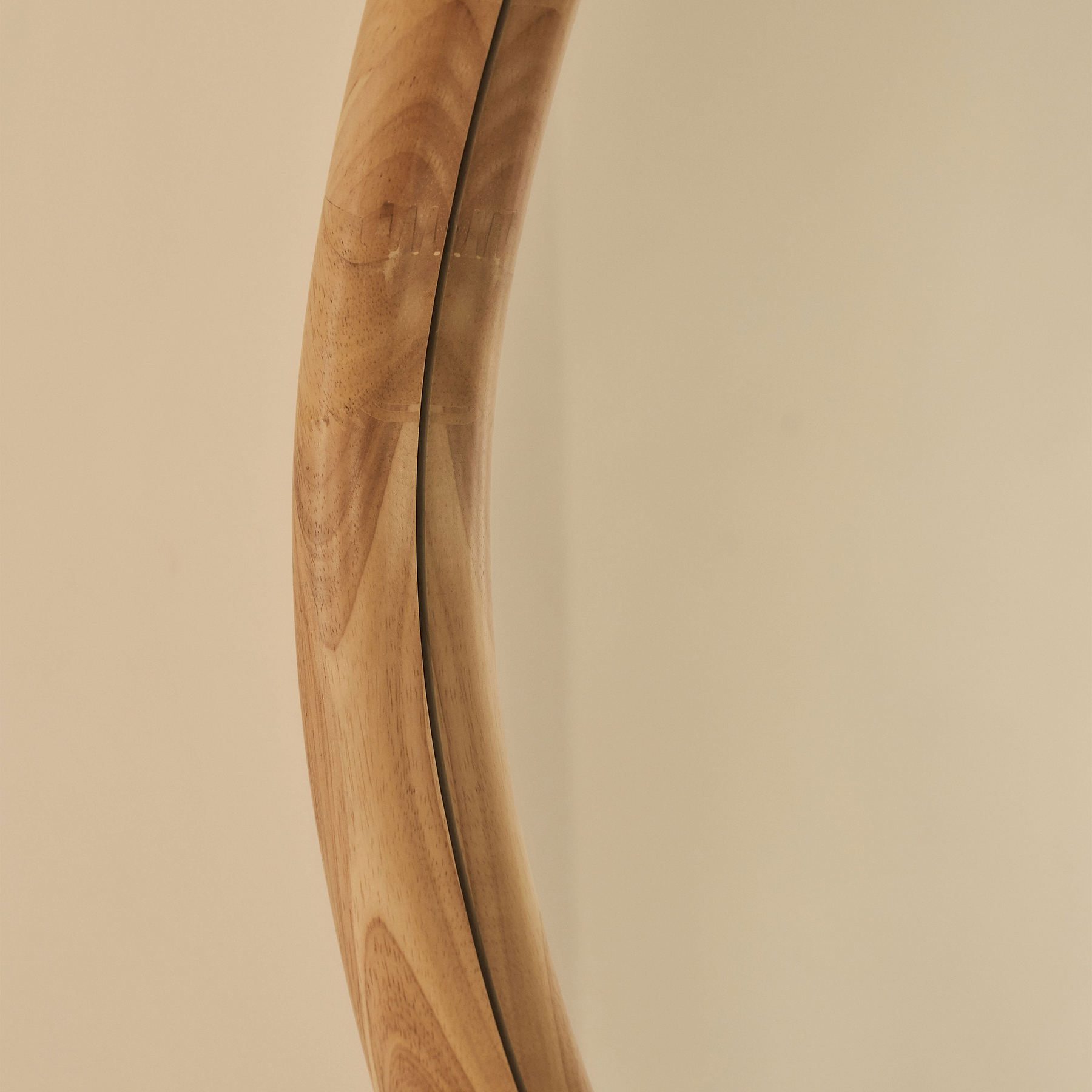 Aaliyah - Light Wood Irregular Wall Mirror 150cm x 75cm