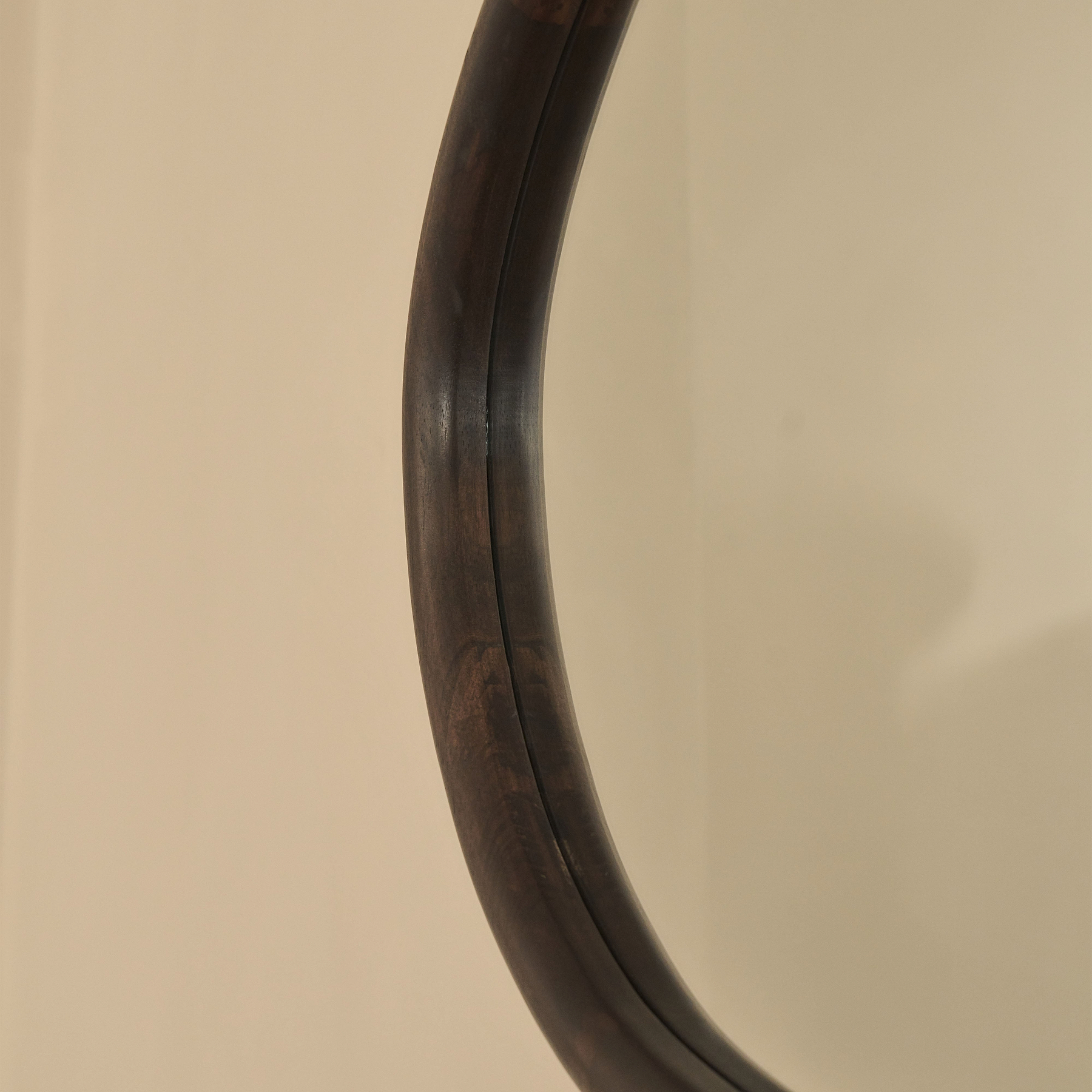 Aaliyah - Dark Wood Irregular Wall Mirror 150cm x 75cm