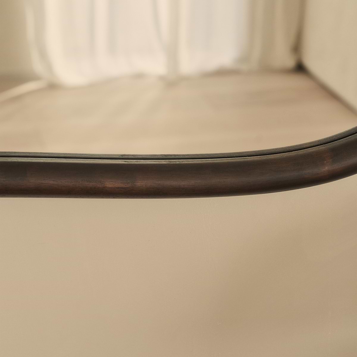 Aaliyah - Dark Wood Irregular Wall Mirror 150cm x 75cm