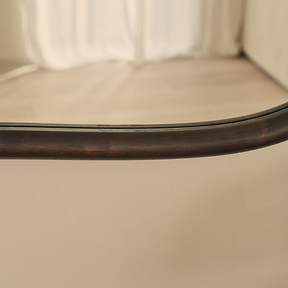 Aaliyah - Dark Wood Irregular Wall Mirror 150cm x 75cm