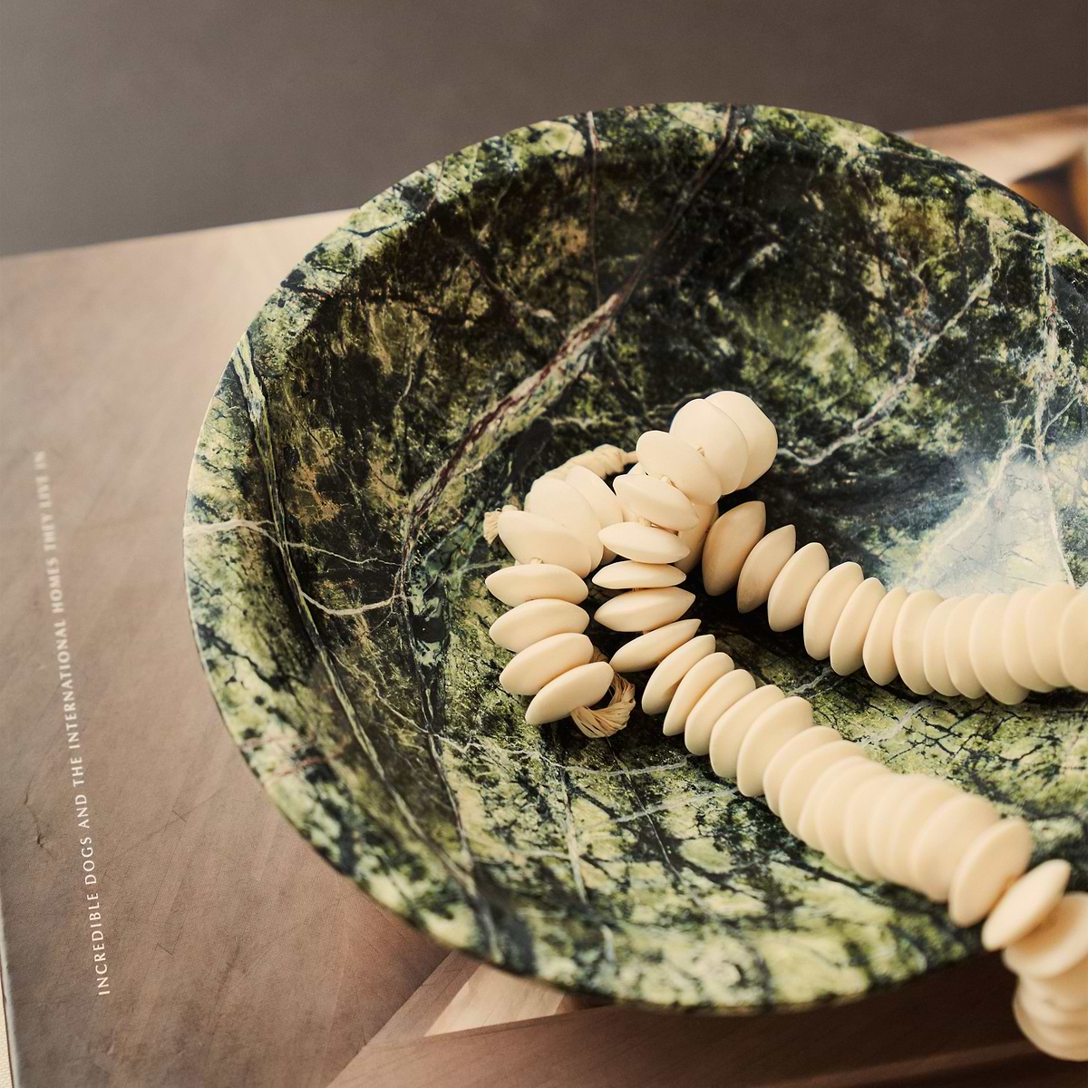 Marbelle - Green Marble Decorative Bowl