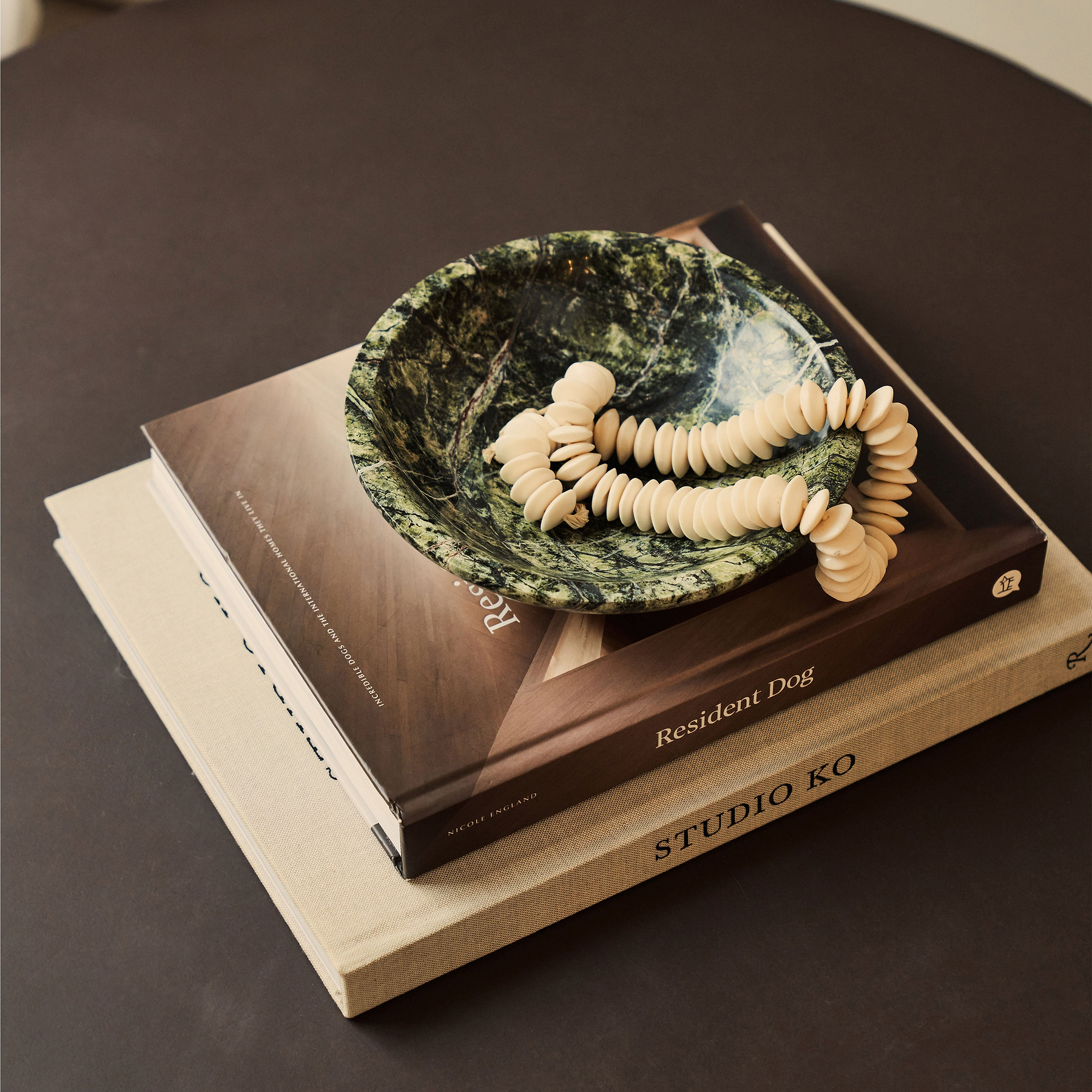 Marbelle - Green Marble Decorative Bowl