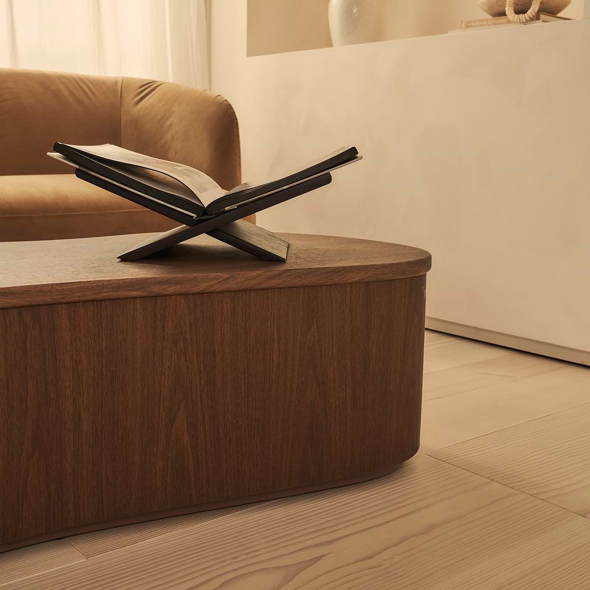 Arlo - Dark Wood Irregular Extra Large Coffee Table