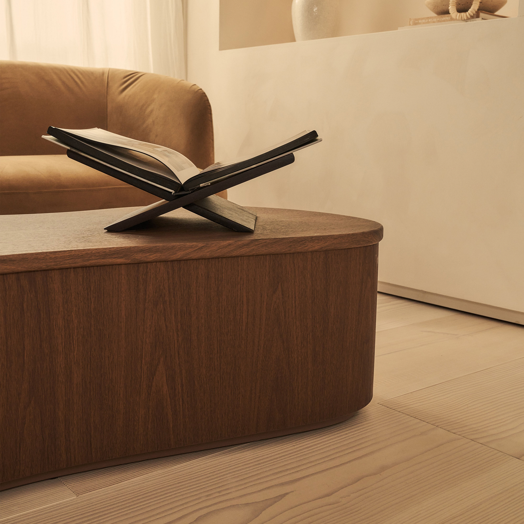 Arlo - Dark Wood Irregular Extra Large Coffee Table