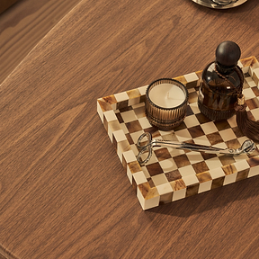 Arlo - Dark Wood Irregular Extra Large Coffee Table