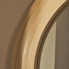 Luciana - Concrete Arched Overmantle Mirror 120cm x 100cm