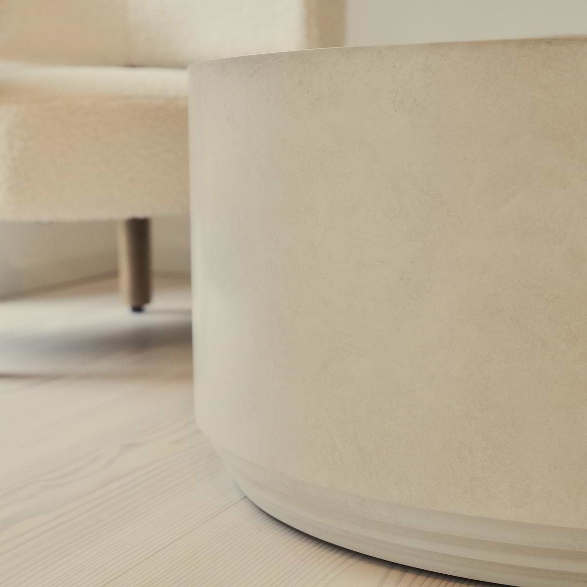 Luciana - Concrete Round Coffee Table
