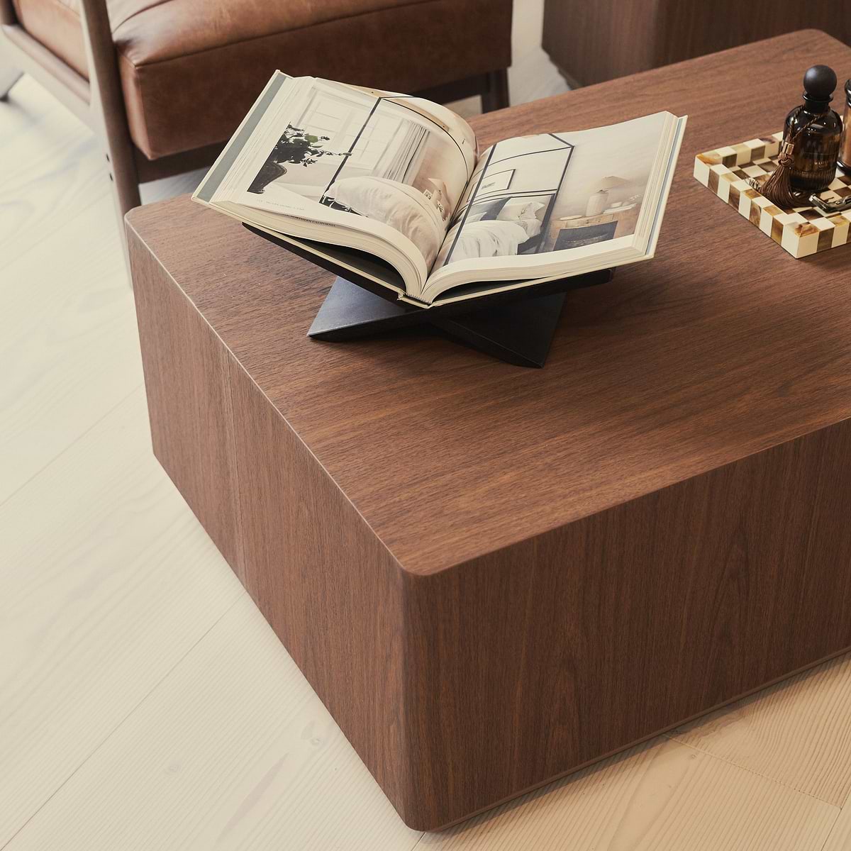 Luciana - Dark Wood Rectangular Coffee Table