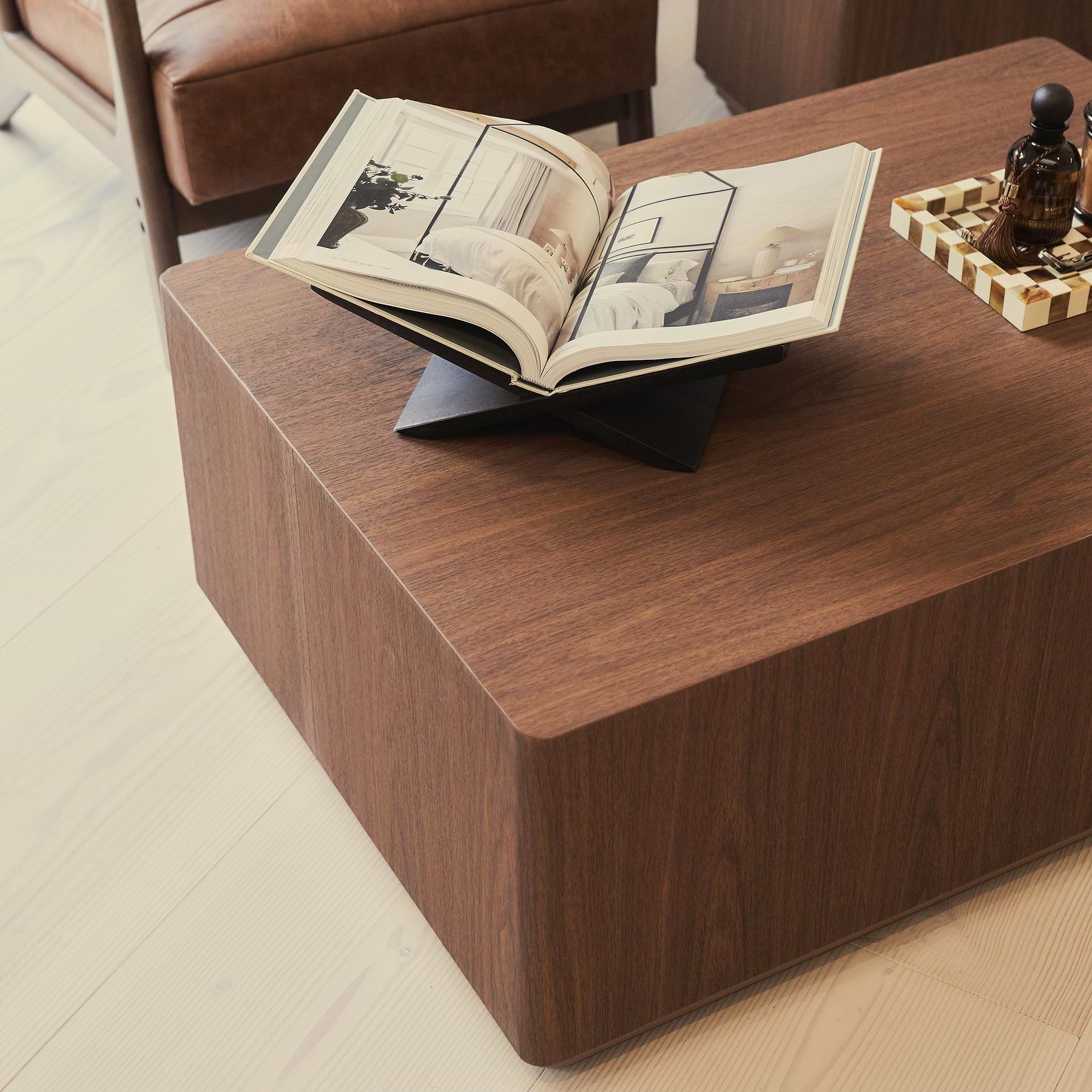 Luciana - Dark Wood Rectangular Coffee Table