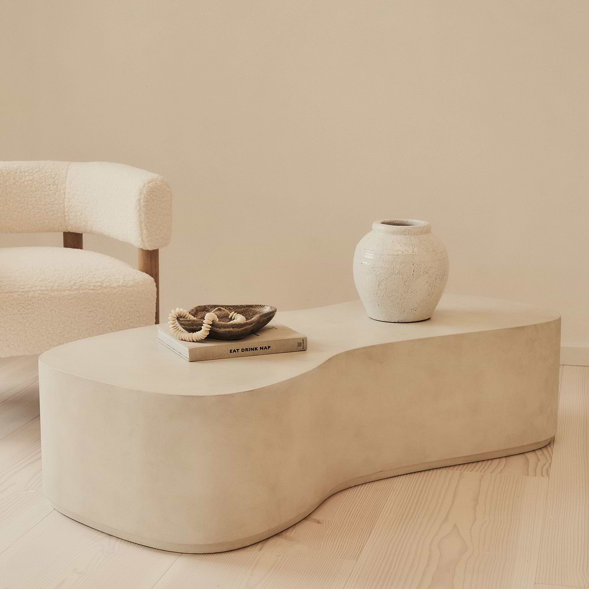 Arlo - Concrete Irregular Extra Large Coffee Table