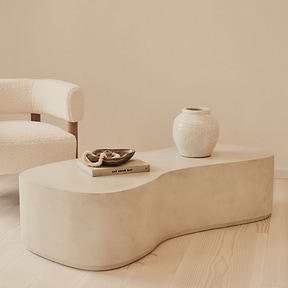 Arlo - Concrete Irregular Extra Large Coffee Table