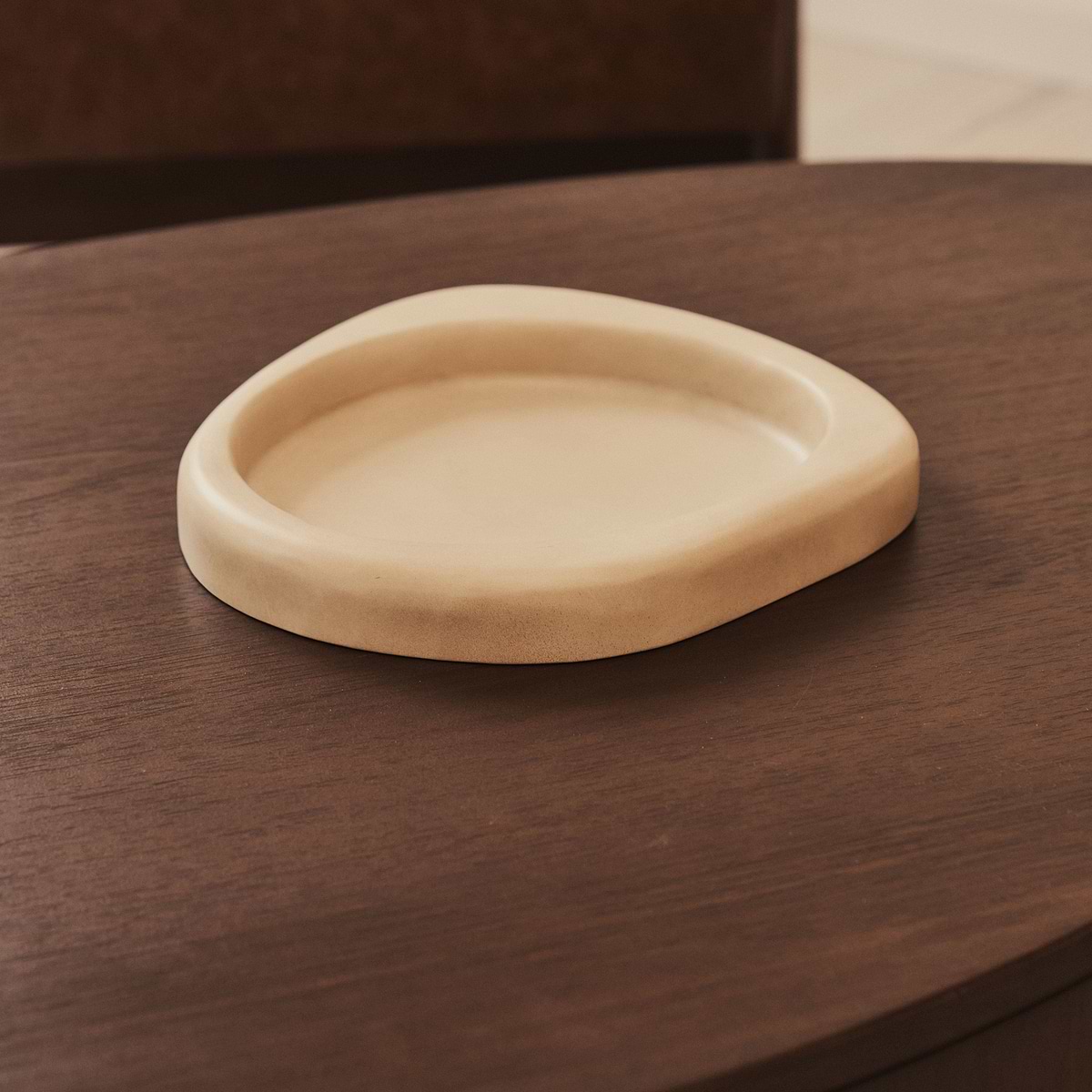 Arcurva - Concrete Irregular Decorative Tray 25cm x 22cm