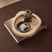 Arcurva - Concrete Irregular Decorative Tray 25cm x 22cm