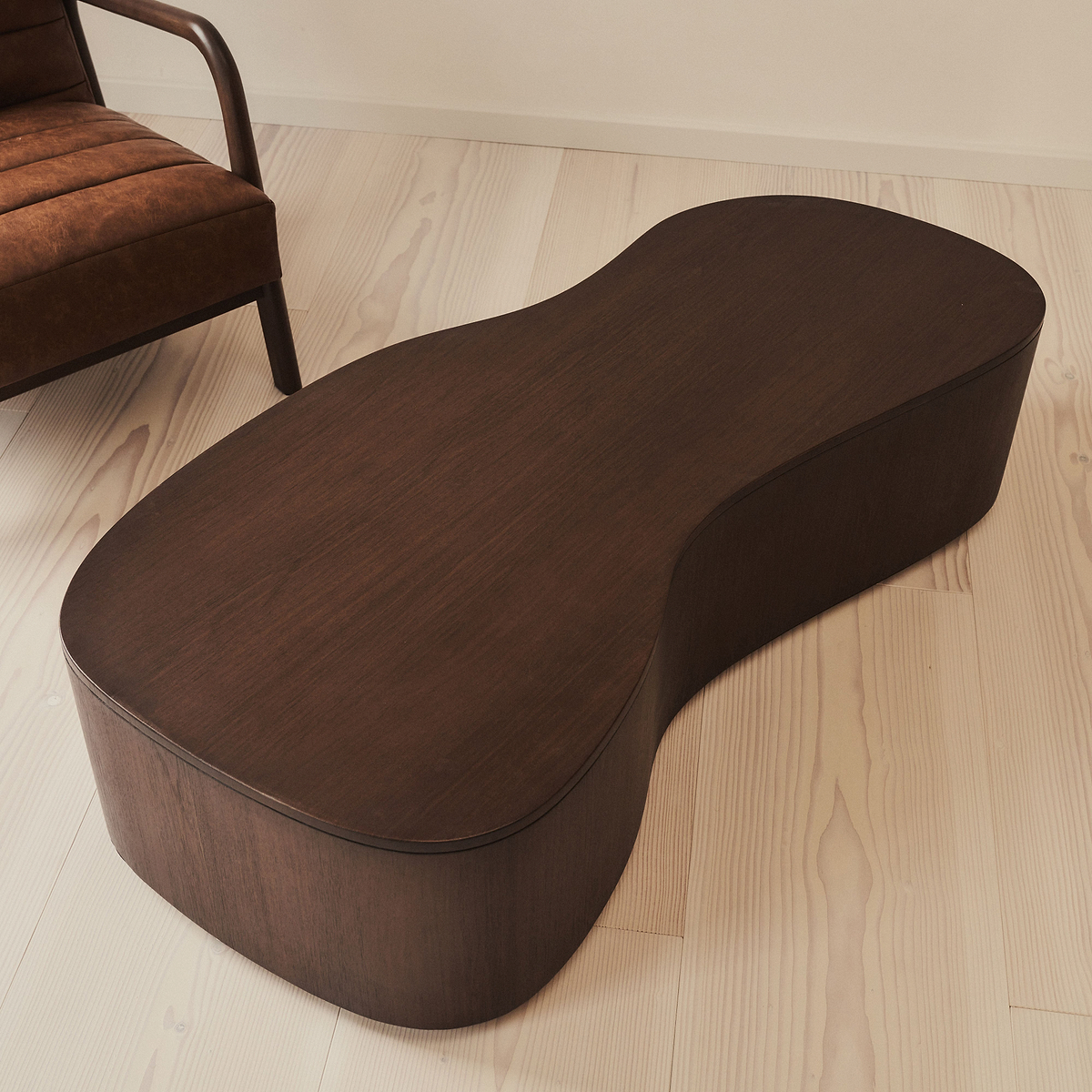 Arlo - Dark Wood Irregular Extra Large Coffee Table