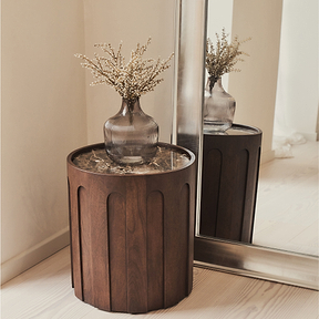 Porta - Full Length Arched Brushed Chrome Large Mirror 180cm x 90cm