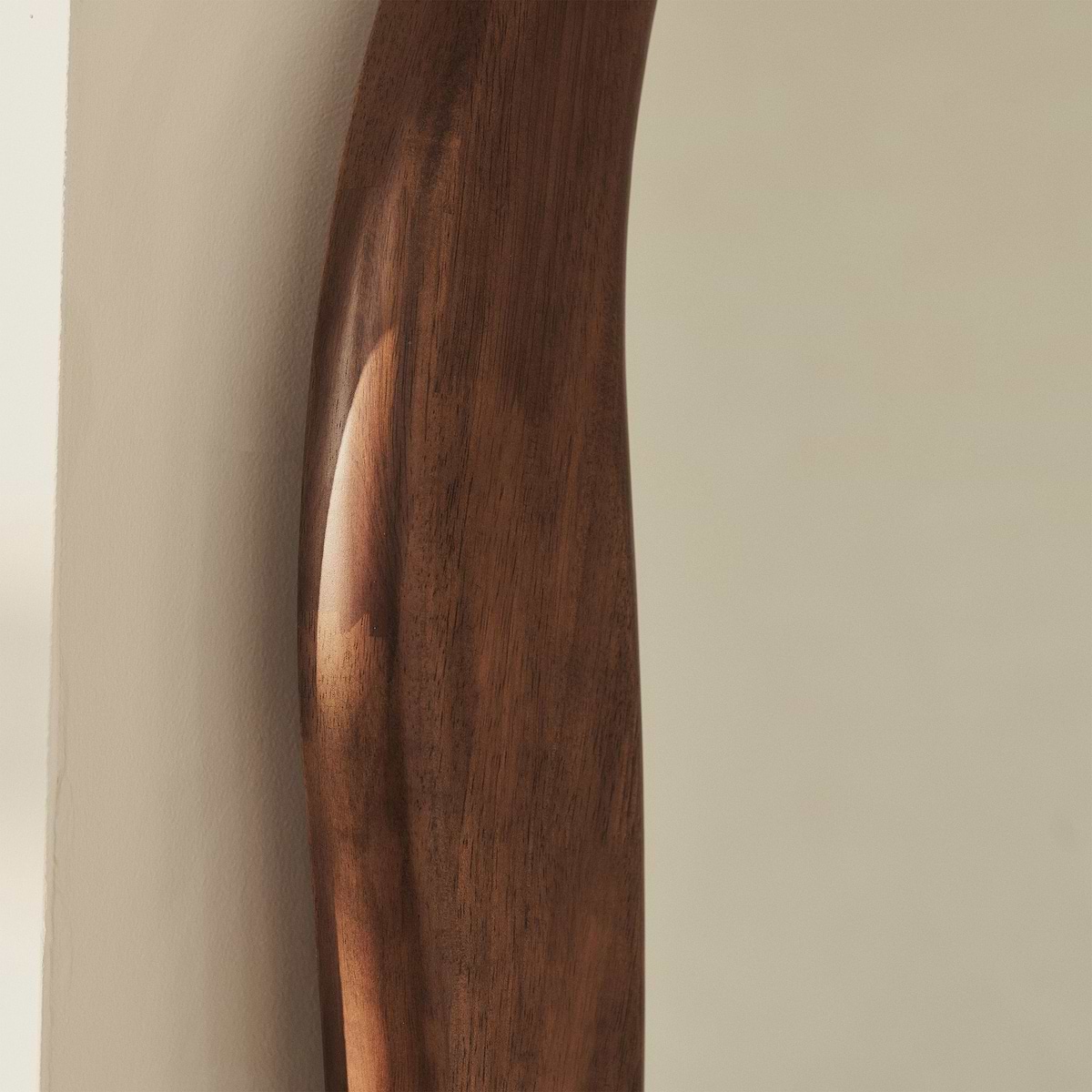 Arcurva - Extra Large Full Length Dark Wood Irregular Mirror 190cm x 120cm