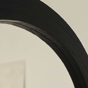 Luciana - Full Length Arched Charred Black Mirror 180cm x 110cm