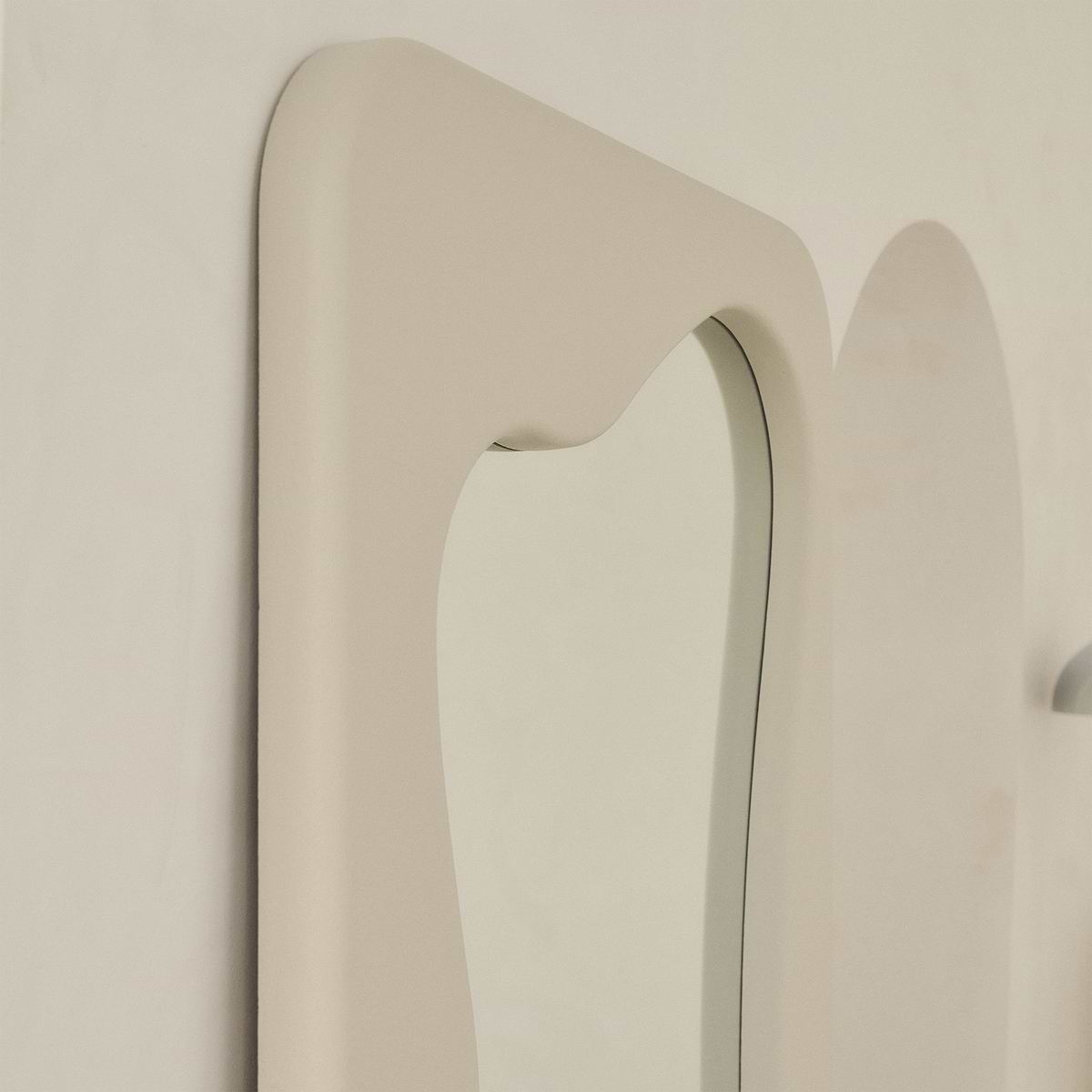 Elara - Full Length Irregular Concrete Mirror 190cm x 90cm