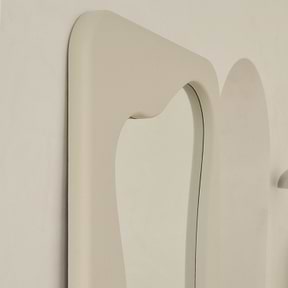 Elara - Full Length Irregular Concrete Mirror 190cm x 90cm