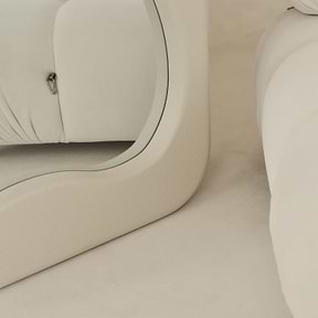 Elara - Full Length Irregular Concrete Mirror 190cm x 90cm
