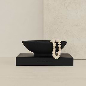 Matera - Large Black Textured Terracotta Bowl