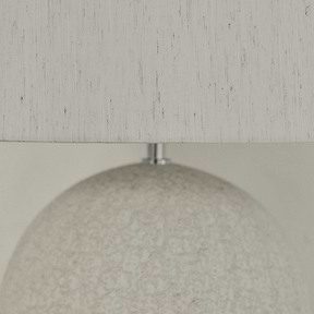 Corsica - Large Stone Ceramic Drum Shade Table Lamp