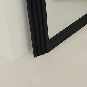 Luciana - Full Length Arched Charred Black Mirror 196cm x 104cm