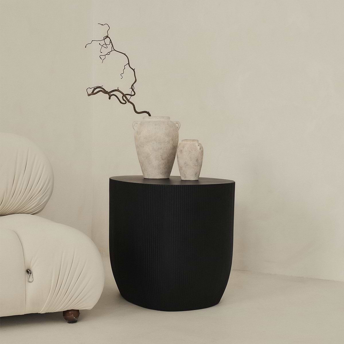 Leonardo - Minimal Onyx Irregular Shaped Side Table