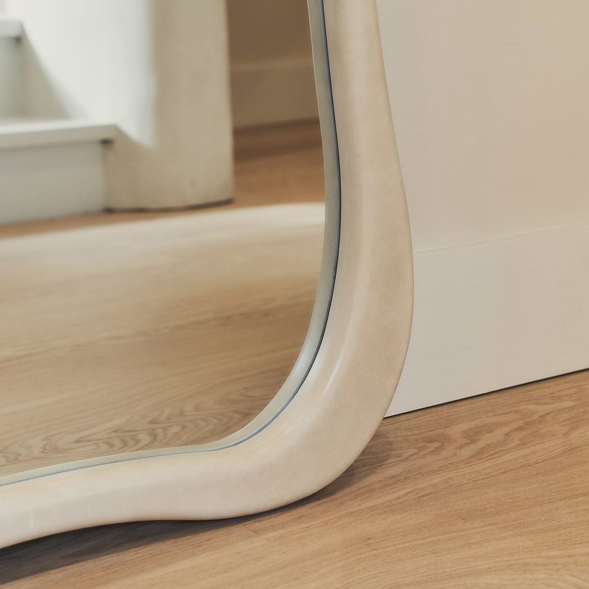 Arcurva - Large Full Length Concrete Irregular Mirror 170cm x 85cm