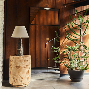 Theo - Full Length Black Rectangular Large Metal Mirror 179cm x 80cm