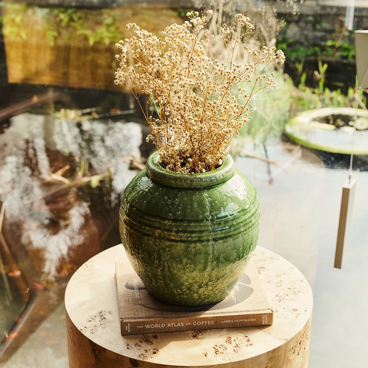 Cyra - Jade Green Gloss Ceramic Vase