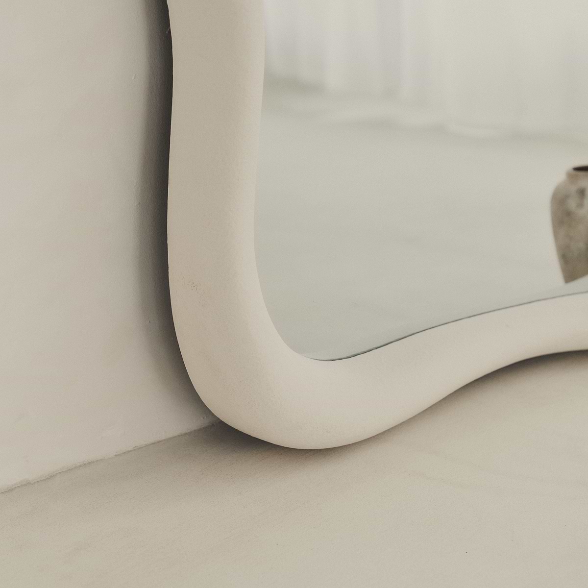 Wabi-Sabi - Large Concrete Irregular Wall Mirror 119cm x 76cm